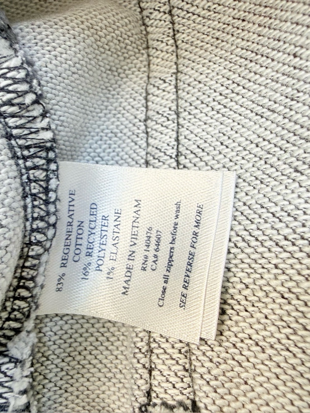 Faherty Stretch Terry Patch Pocket Pant - Picture 9 of 10